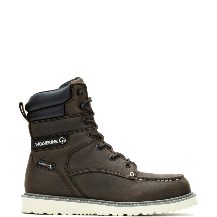 trade wedge 8 moc-toe steel-toe work boot