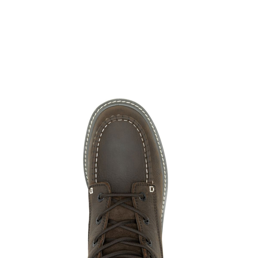 trade wedge 8 moc-toe steel-toe work boot